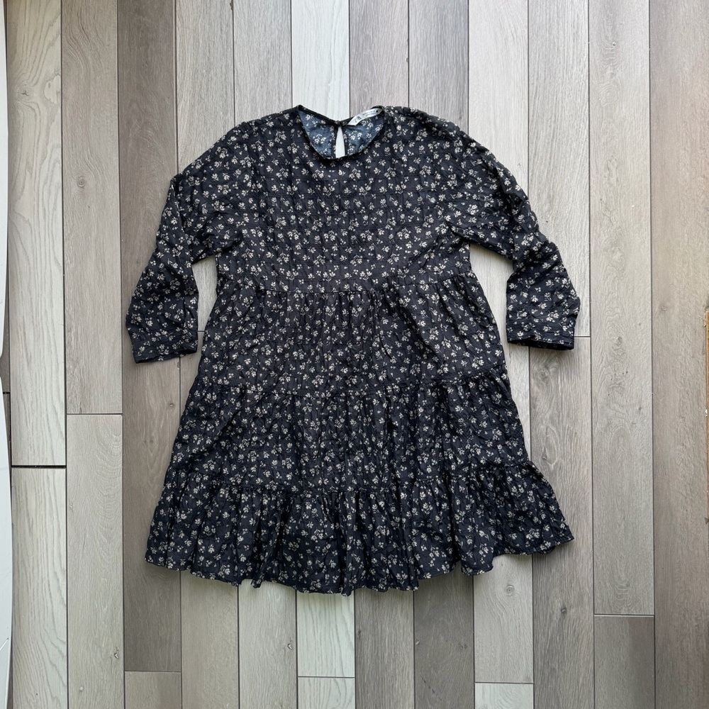 Zara Floral Print Mini Dress